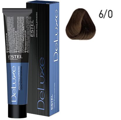Hair color cream 6/0 DELUXE ESTEL 60 ml
